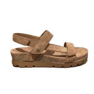 Selma suede trekking sandaal beige