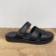 25390 zwart wreefband slipper