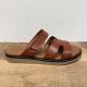 25390 cognac wreefband slipper