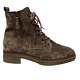 8037-004 suede veterboot rits buiten