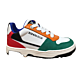 13843 tennis veter groen/oranje/blauw