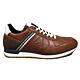 Kevan sportieve casual runner cognac leer