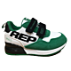 JS650007L 2 klitenband green/white runner