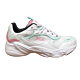 Collene CB wmn witte sneaker met lime/fuxia