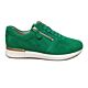 43.480-19 slanke sneaker ritsje groen suede