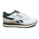 Classic leather wit/groene streep sneaker