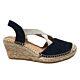 305800 sleehak espadrillos kruis elastiek d.blauw