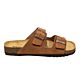 Julien Sue-M  2 banden slipper cognac suede