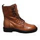 T81208 glad veterbootie metal veterringen cognac