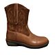 424730-513 cognac mid western boot