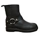 12494-922 zwart leren motorbike bootie