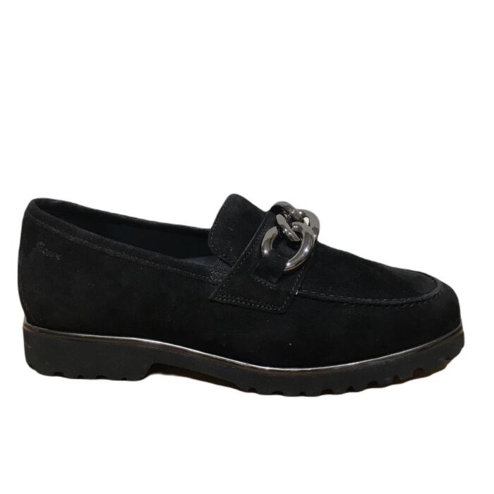 69520 suede moccasin met bit