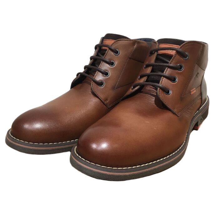 Terry F1341 cognac leren casual veterboot