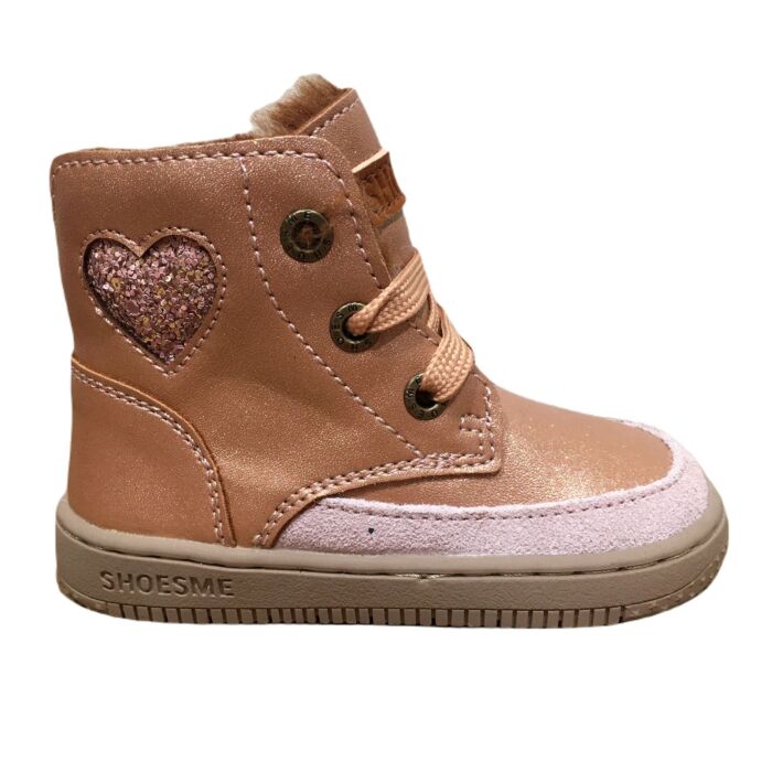 BN24W006-C veterboot met hartje rosegold