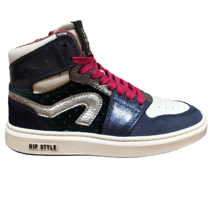 H1765- jeans metallic F basketball boot