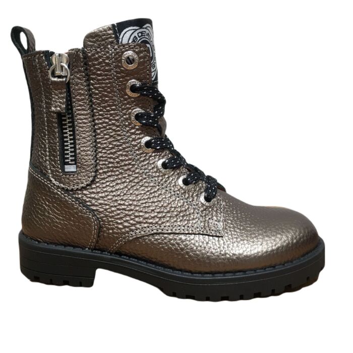 42952-831 brons veterboot met rits buitenkant