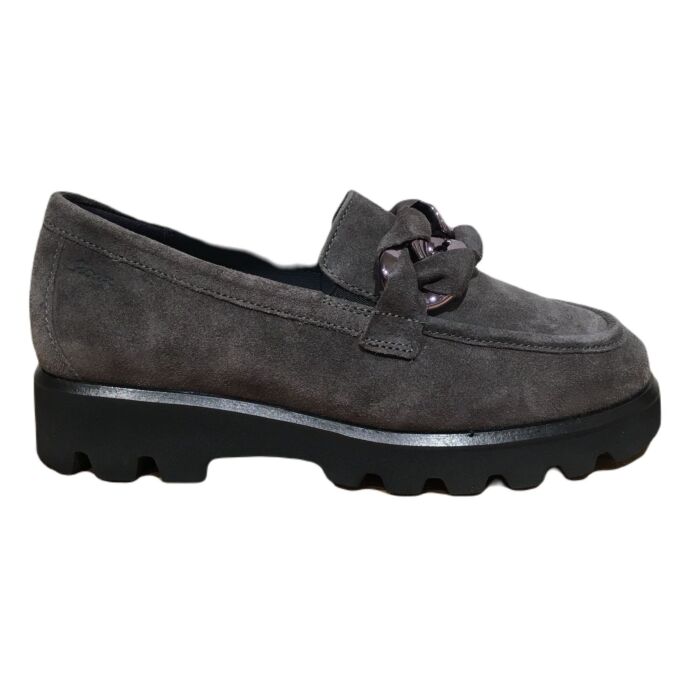 69643 Mededira-727 grijs suede suede omklede bit