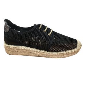 M106013 gaas veter espadrillos zwart