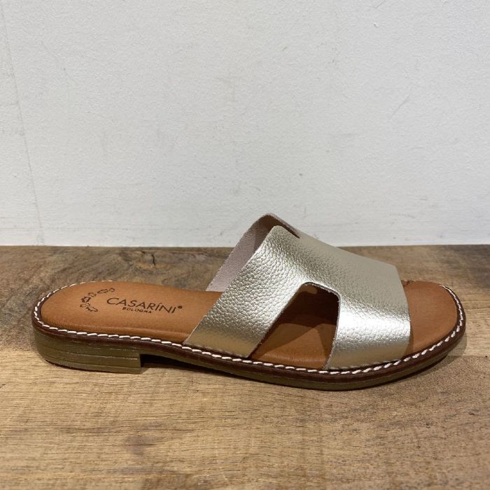 25300 cava brons open zijstuk slipper