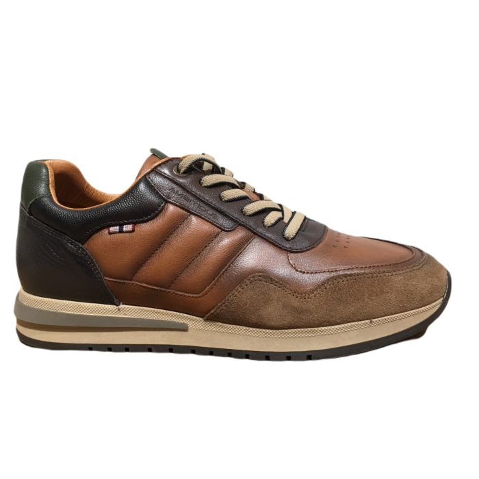 13128 cognac leren runner