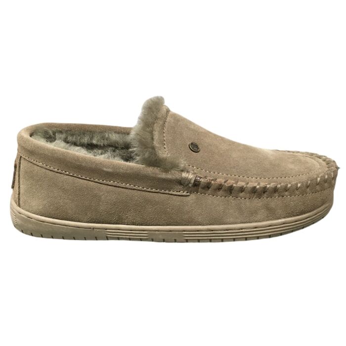 Grizzly  dichte warm gevoerde pantoffel moss