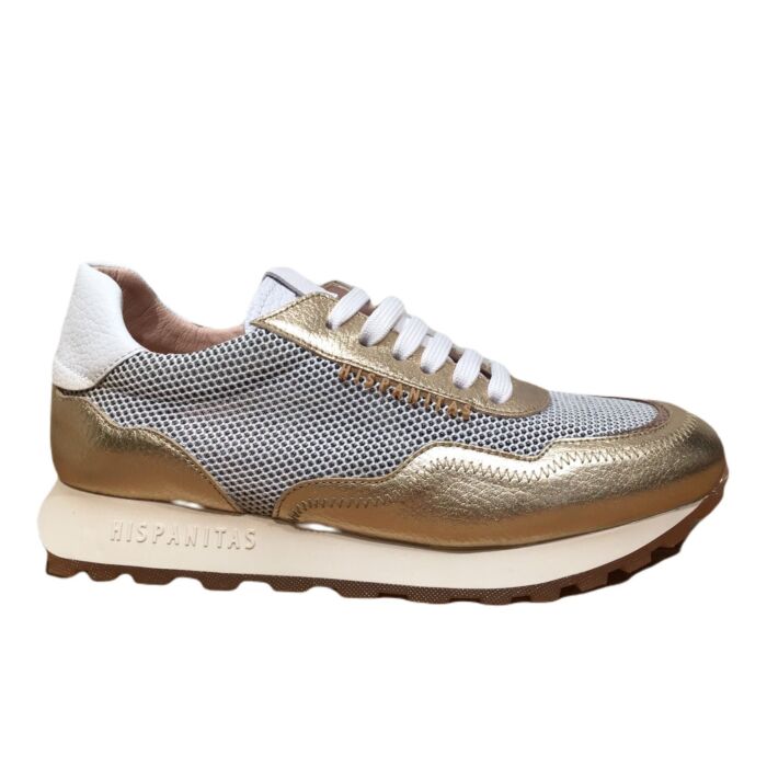 HV243231 sneaker met gaas/metallic