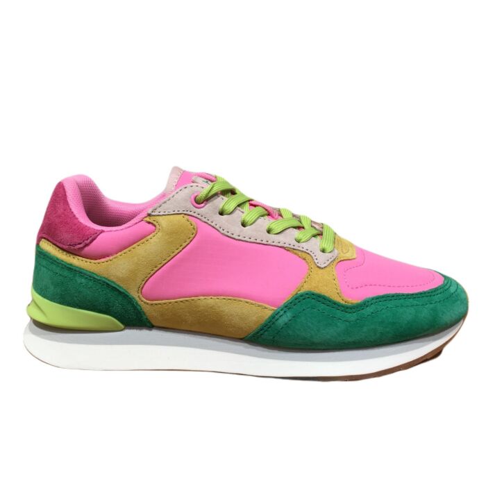 Santa Marthe fuxia met groene runner