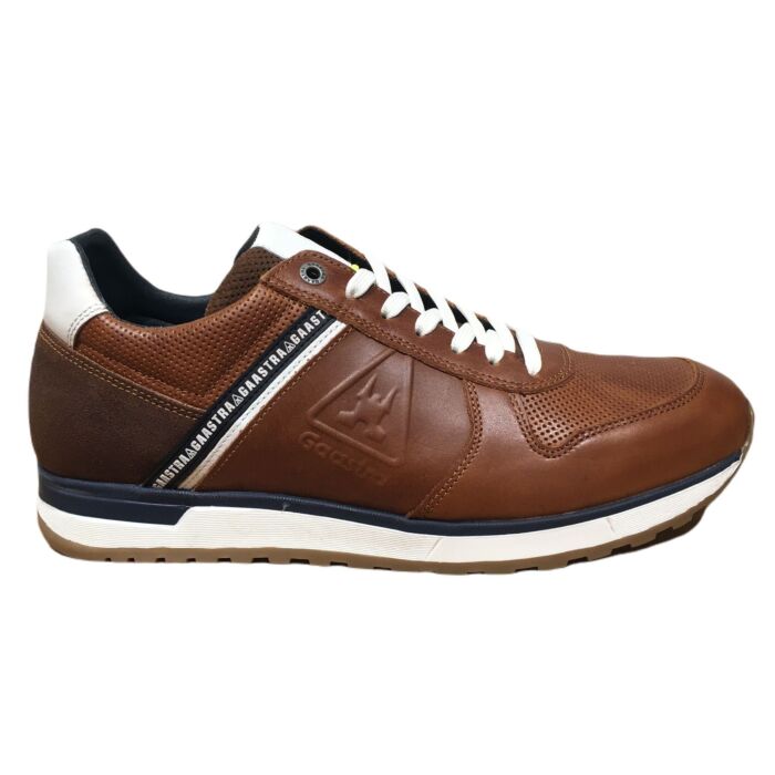 Kevan sportieve casual runner cognac leer