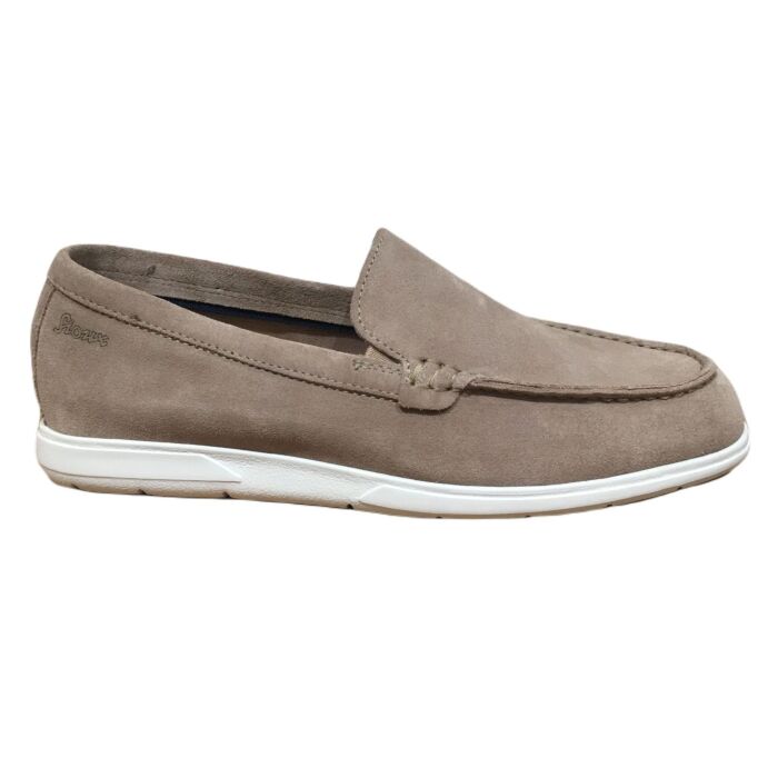 Giulindo beige suede slankere instapper