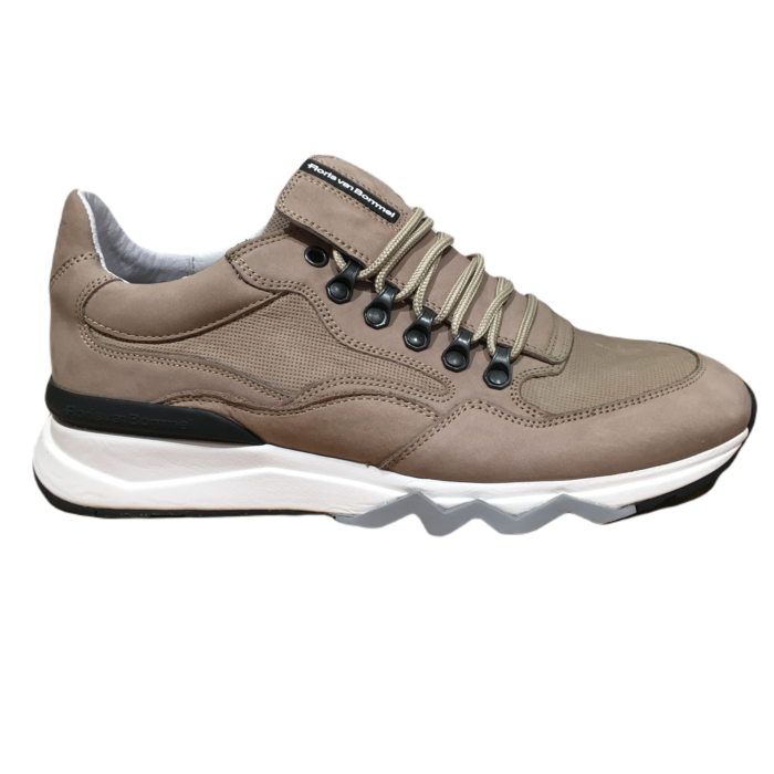 De Zager 01.07 bergsluiting sneaker beige nubuk