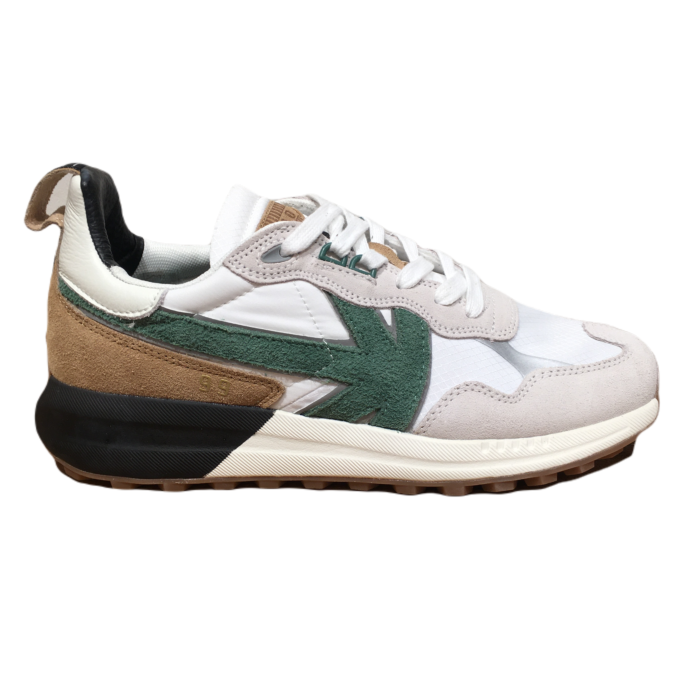 VANCOUVER men off white.green heren sneaker