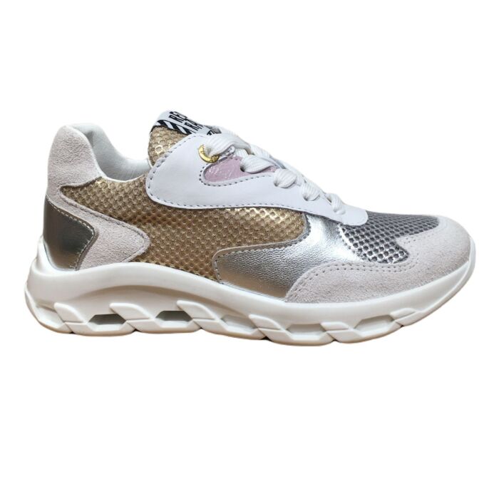 13352 mesh gatenzool mesh runner zilver/brons