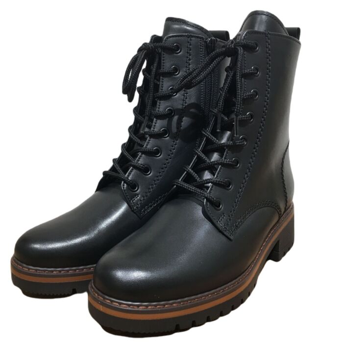 52.775.57 zwart leren veterboot G wijdte