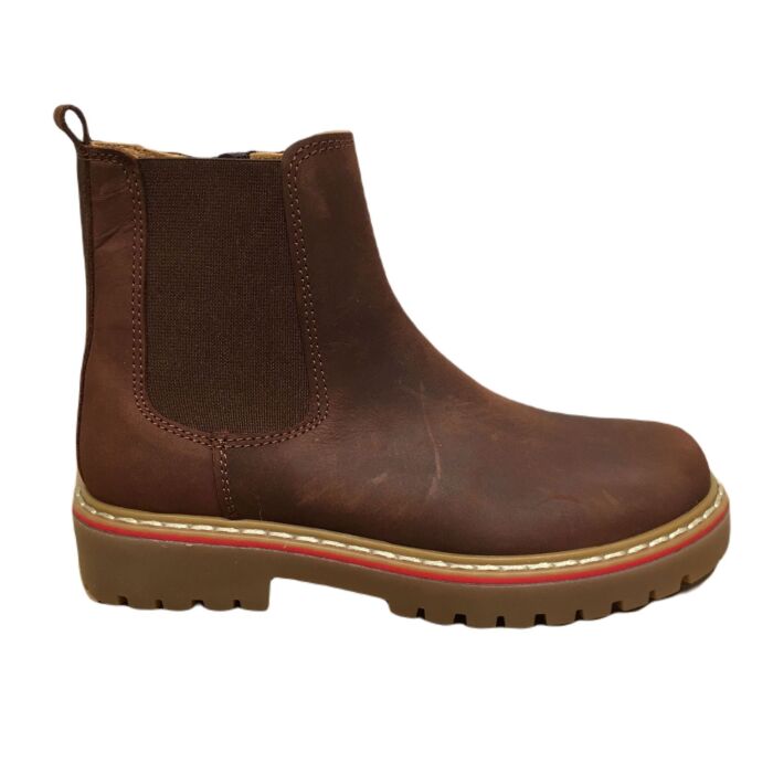 24450-820 Daan gevet leren chelsey boot bruin