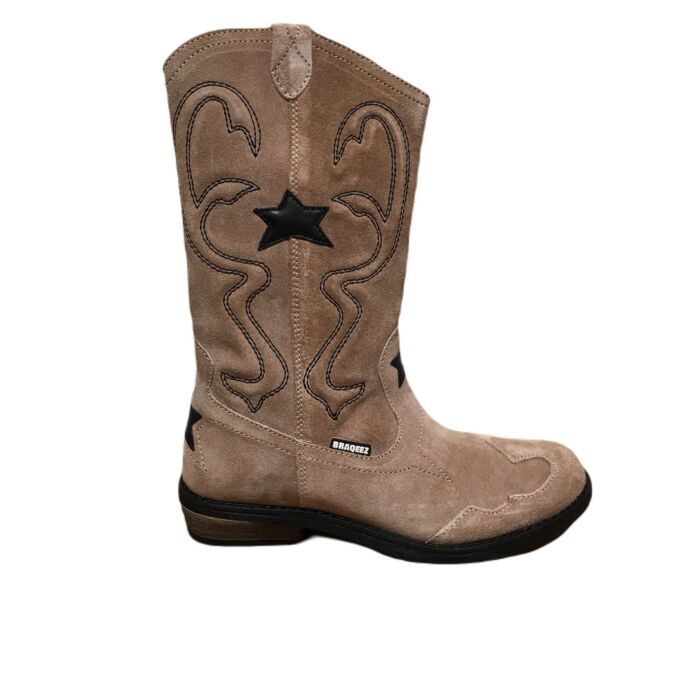 424739-408 beige suede western boot