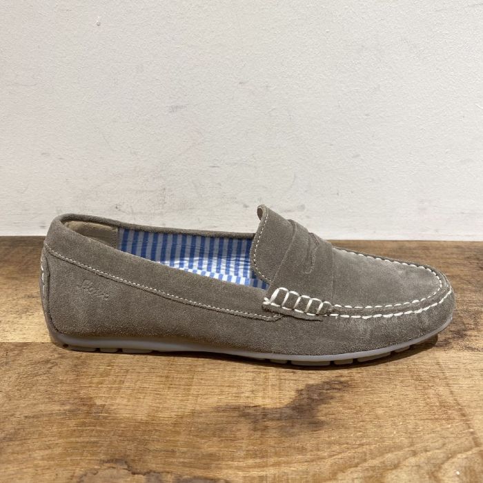 Carmona 40956 kaki suede beige automoccasin