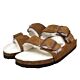 1001135 arizona gevoerde 2 banden slipper cognac