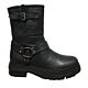 B3270 zwarte 2 gespen motorbike boot