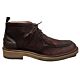 Nijvel dark brown suede spiegel veterboot