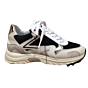 Danae sierra combi mushroom zwat/off white sneaker