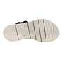 IB23361 gepolsterde banden sandaal d. blauw leer