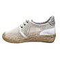 M106013 gaas veter espadrillos wit