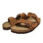 1027162 Arizona mink suede  2 banden slipper