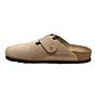 1028052 boston grote gesp nubuk dichte slipper