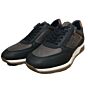 Louis F1603 zwart gevet nubuk sneaker combi