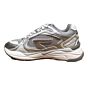 Slam zilver combi met mesh material sneaker