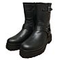 B3270 zwarte 2 gespen motorbike boot