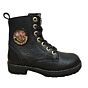 42950-922 zwart veterboot met rond label