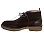 Nijvel dark brown suede spiegel veterboot