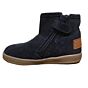 F2193 naturel blauw G suede uni vacht gevoerde boo